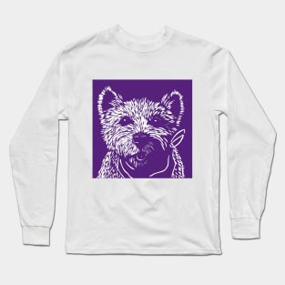 Terrier with scarf Long Sleeve T-Shirt